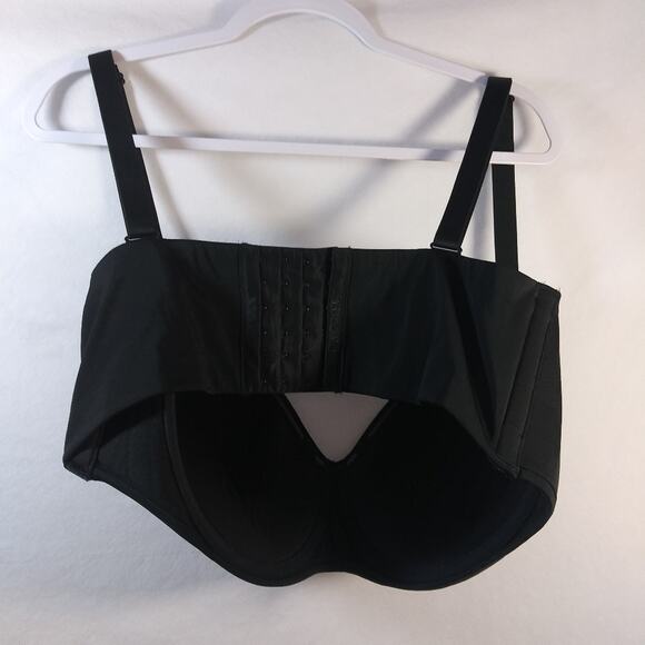 Cacique Lane Bryant Black Multi-Way Boost Strapless Bra Size 44G - Picture 7 of 11